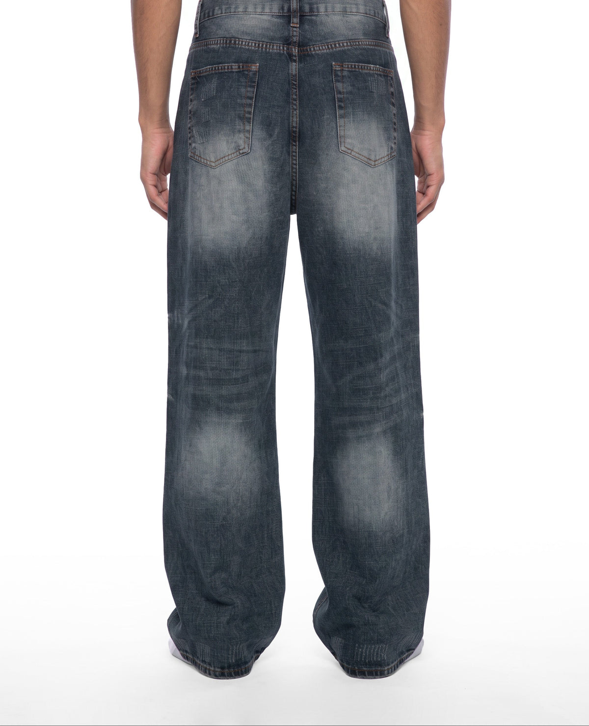 Men's Vintage Wash Denim Jeans