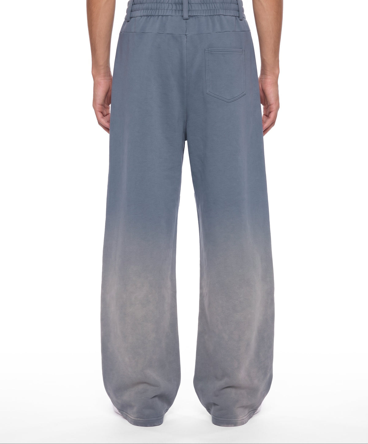 Sunfade Paneled Barrel Leg Sweatpants